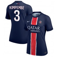 Ženski Nogometni dresi Paris Saint-Germain Presnel Kimpembe #3 Domači 2024-25 Kratek Rokav